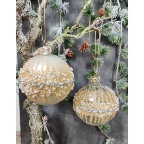 Julekugler/glaskugler til ophng str. D8 cm